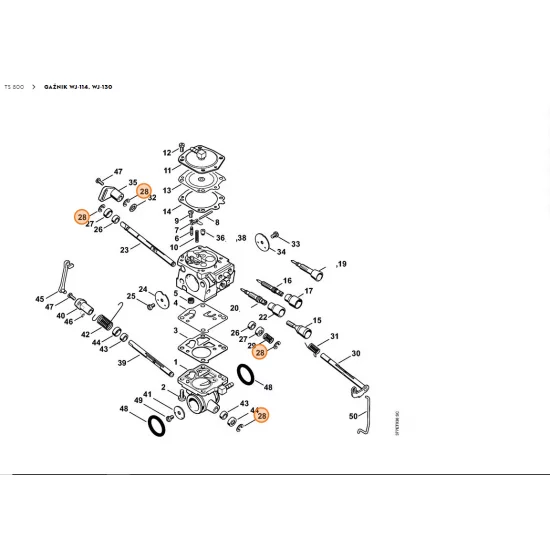 STIHL   Podkładka zabezpieczająca 1117 122 9000